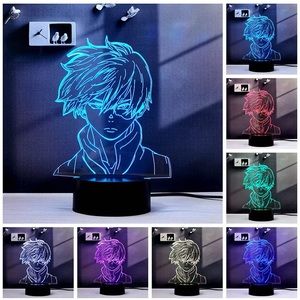 🌻 My Hero Academia Shoto Todoroki LED Display Lamp 🌻